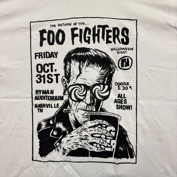 The Return of the Foo Fighters Rock Band T-Shirt Size Extra Large - Picture 2 of 4